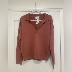 Wilfred Clara Sweater - Size Small Cinder Pink Rose